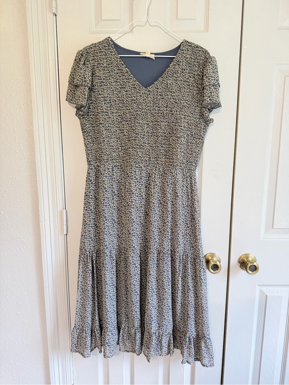 orange creek Blue Floral Maxi Dress - Picture 2 of 8
